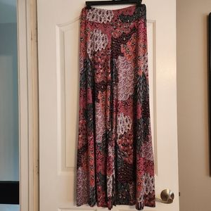 Coco Bianco paisley wide leg pants